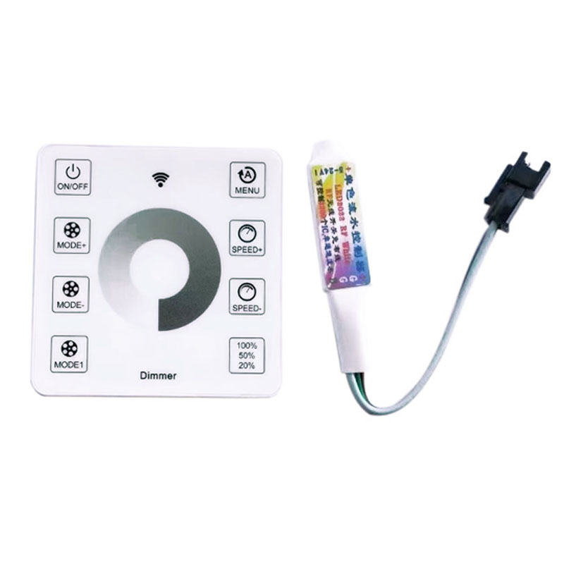 Wireless Addressable LED Mini Controller Panel, Single Color, CCT, RGB Optional